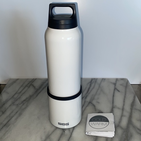 SIGG .75l Thermo Bottle with Removable Mug- WHITE - Picture 3 of 6